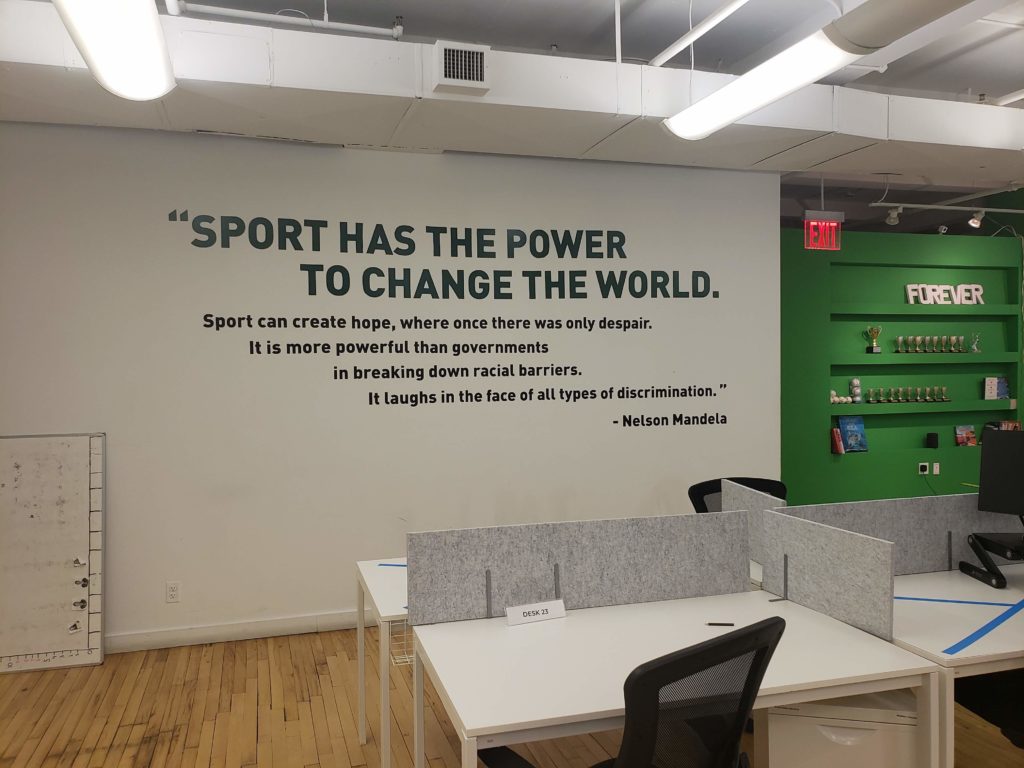 Office Design Custom Adhesive Vinyl Decals & Banners NYC Photo Party